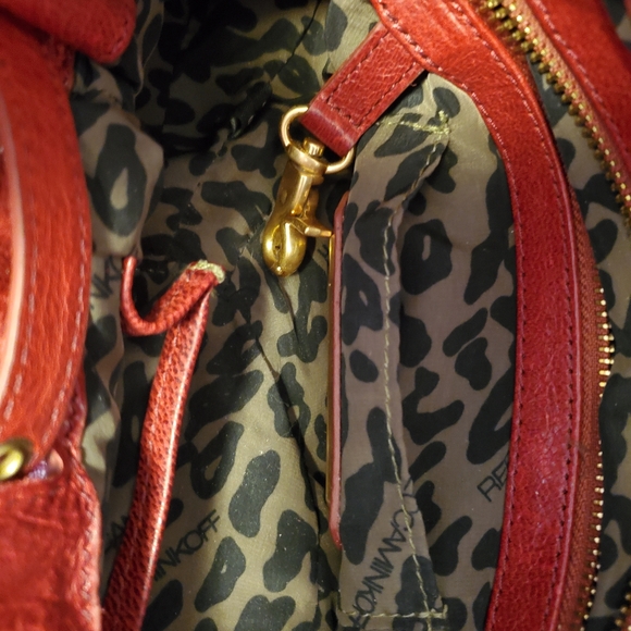Red Leather Hobo By Rebecca MINKOFF - Picture 8 of 8